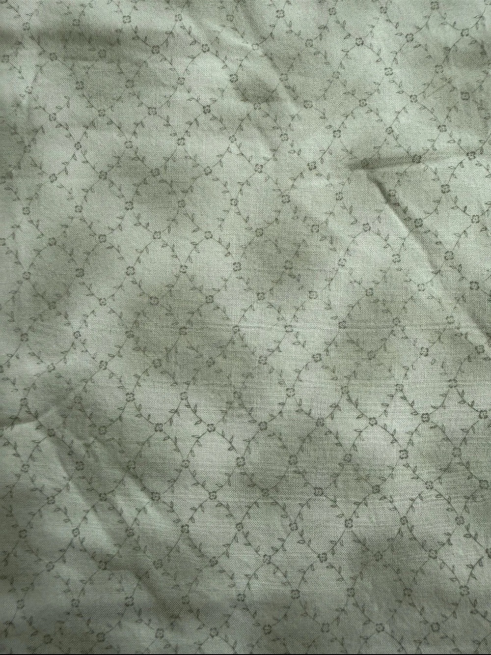 VTG Timeless Treasures Fleur Sage Green Quilting Cotton Fabric